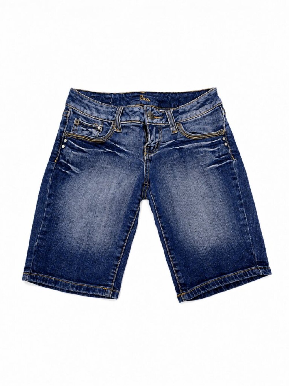 Zco Premium Embellished Denim Bermuda Shorts
